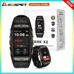 KOSPET TANK X2 Smart Watch For Men IP69K 5ATM Waterproof 3D Curved Screen
