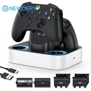 NEWDERY Controller Charger Station for Xbox