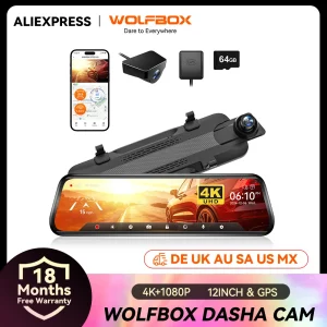 WOLFBOX G930 10 Inch Wifi Dash Camera